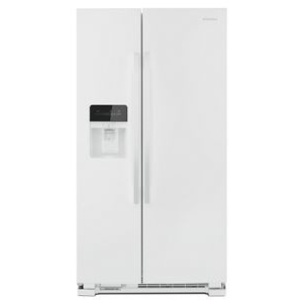 24.57 Cu. Ft. 36 In Side-by-Side Refrigerator with Dual Pad External Ice and Water Dispenser.