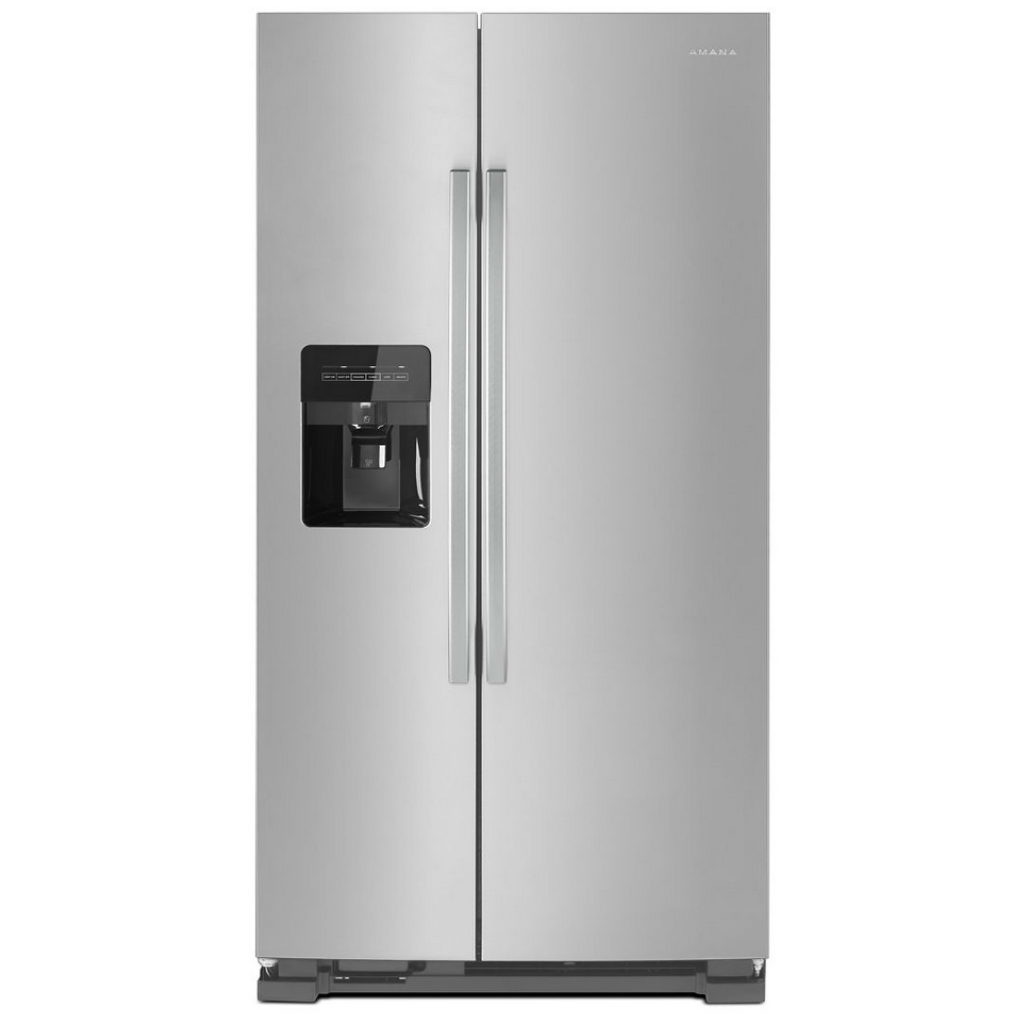 24.57 Cu. Ft. 36 In Side-by-Side Refrigerator with Dual Pad External Ice and Water Dispenser.