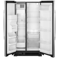 24.57 Cu. Ft. 36 In Side-by-Side Refrigerator with Dual Pad External Ice and Water Dispenser.