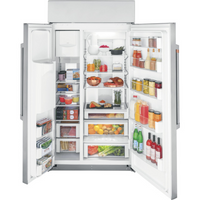 Café™ 42 Cu. Ft. Smart Built-In Side-by-Side Refrigerator with Dispenser.