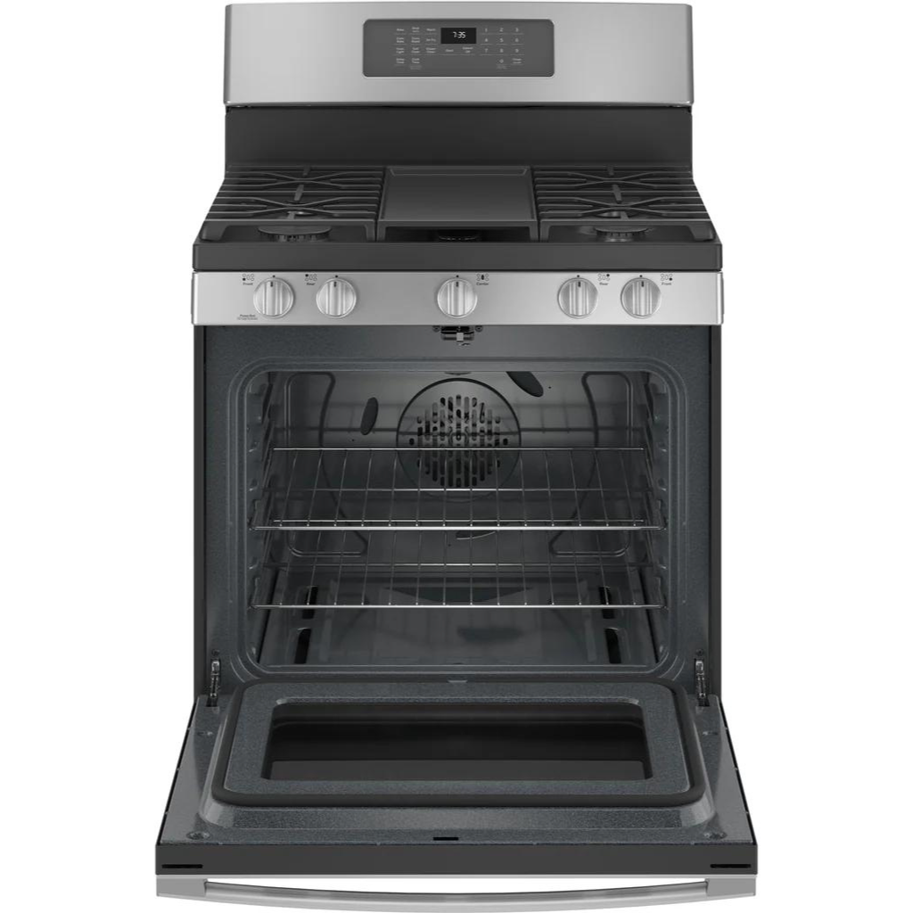 GE 30" Free-Standing Gas Convection Range with No Preheat Air Fry