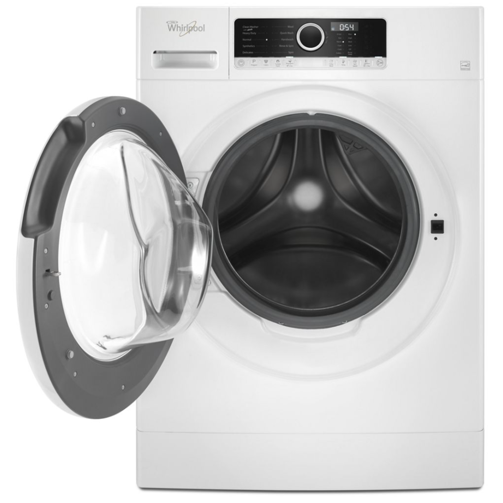 1.9 Cu. Ft. Compact Washer with Detergent Dosing Aid option.