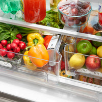 20 Cu. Ft. Wide French Door Refrigerator.