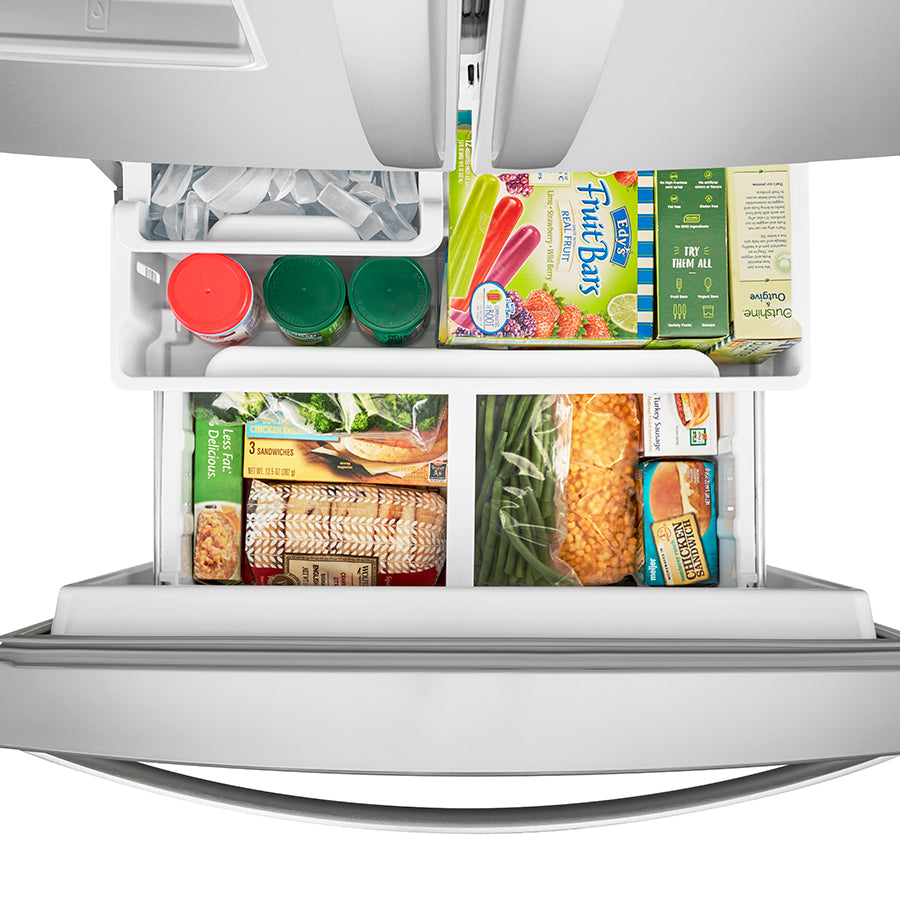 20 Cu. Ft. Wide French Door Refrigerator.