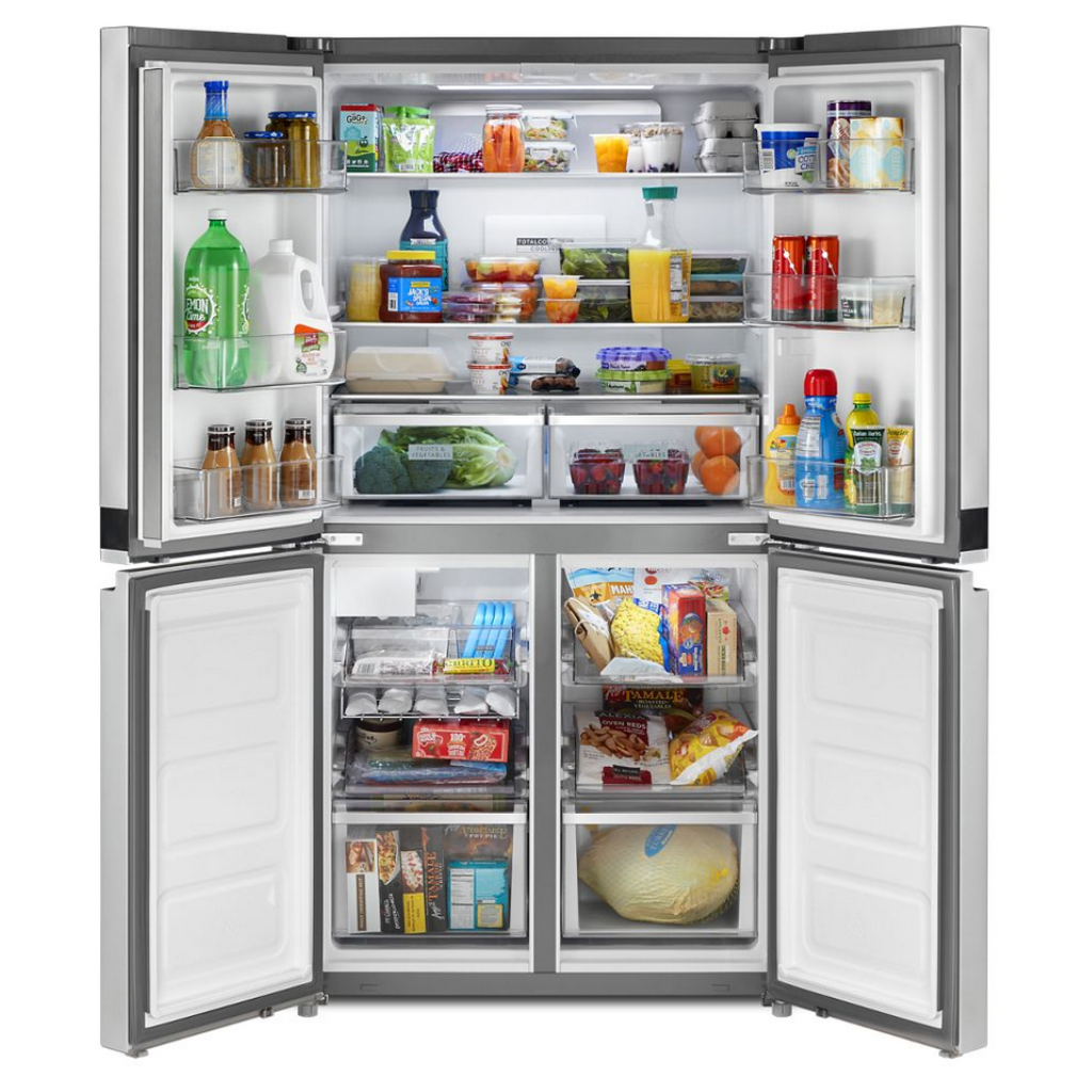 36 Cu. Ft. Wide Counter Depth 4 Door Refrigerator - 19.4 cu. ft.