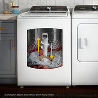 4.7 Cu. Ft. Top Load Washer with 2 in 1 Removable Agitator.