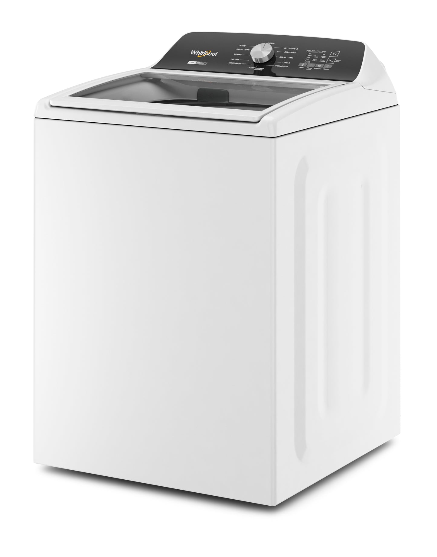 4.7 Cu. Ft. Top Load Washer with 2 in 1 Removable Agitator.